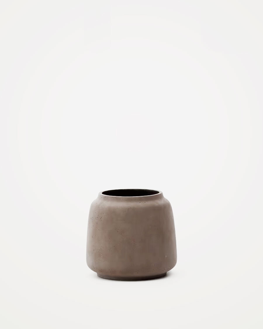 Macetero Lira de efecto terracota Ø40 cm