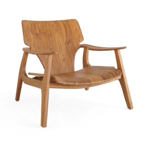 BUTACA 1 CUERPO TECA NATURAL-BEIGE BASILEA NATURAL