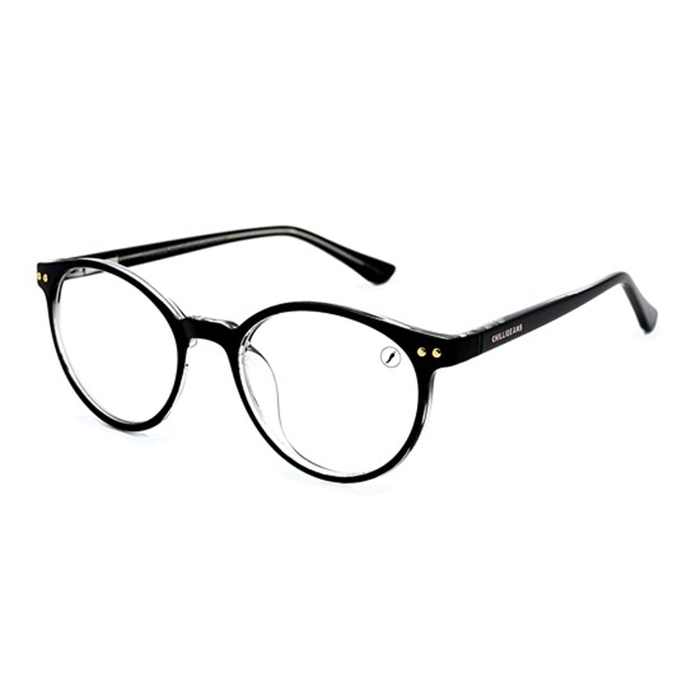 Lentes de vista Colecao P1 2026 Redondo Negro/Negro