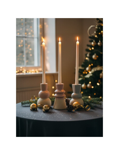 CANDELABRO BOCEL D6.5x12CM CERAMICA CANDELABRO BOCEL D6.5x12CM CERAMICA