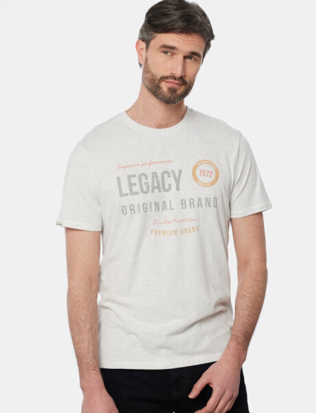 REMERA ESTAMPADA Gris