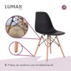 Sillas Eames Lumax Colorido Innovador Moderno Liso