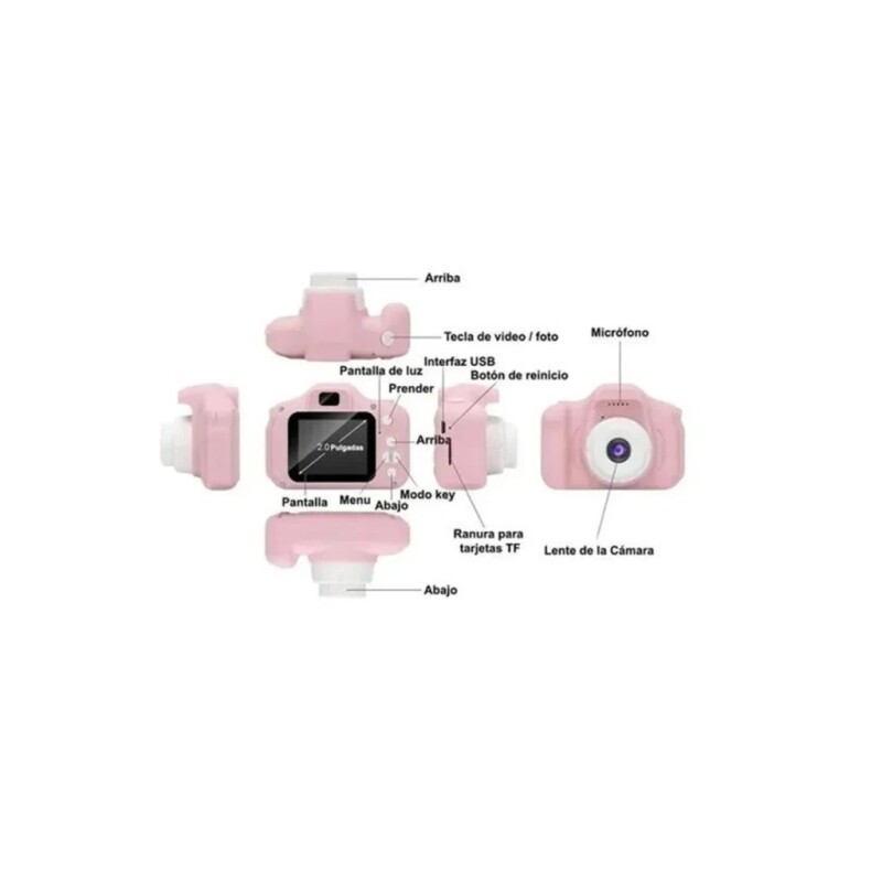 CAMARA DE FOTO INFANTIL GOLDTECH COLORES CAMARA DE FOTO INFANTIL GOLDTECH COLORES