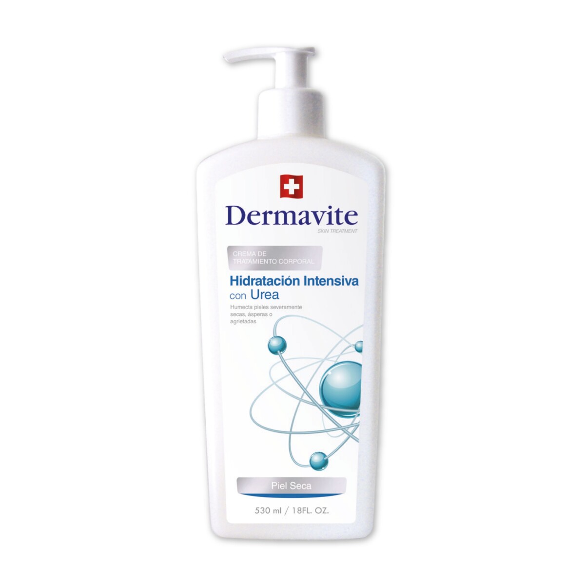 Dermavite Crema Corporal Hidratación Intensiva con Urea 530 ml | Cuidado para Piel Seca y Extra Seca 