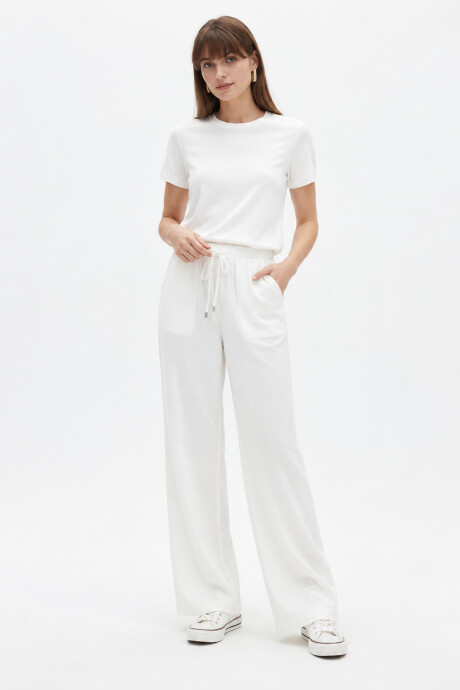Pantalon Evelina Blanco