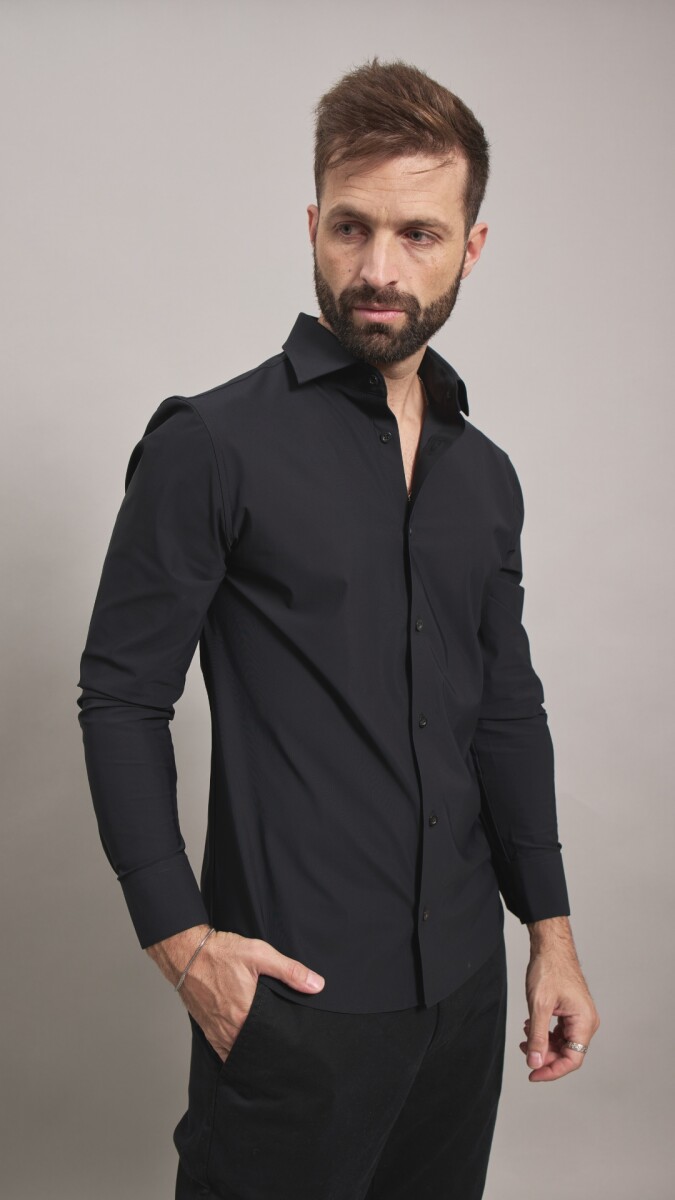 CAMISA TECNICA - NEGRO 