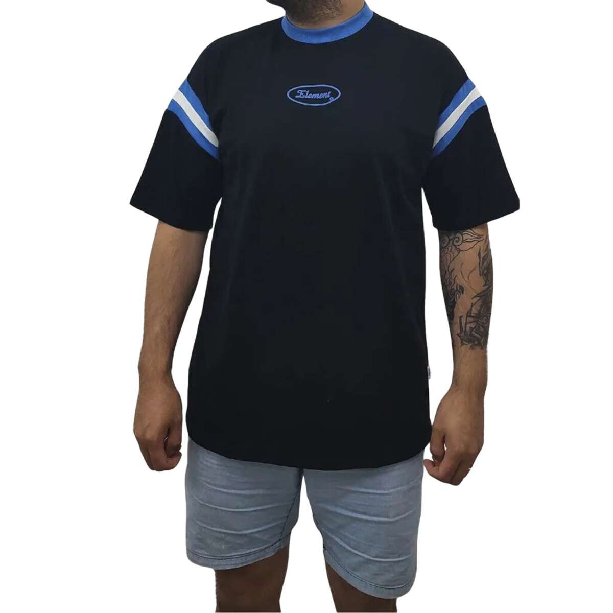 Remera Element Soccer Game - Negro 