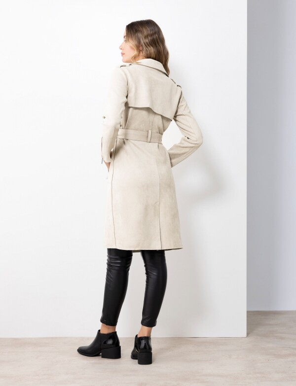 Chaqueta Suede BEIGE CLARO