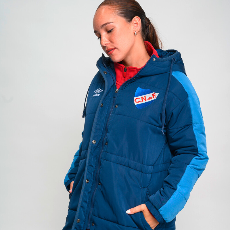 Abrigo Parka Edge de Mujer Azul
