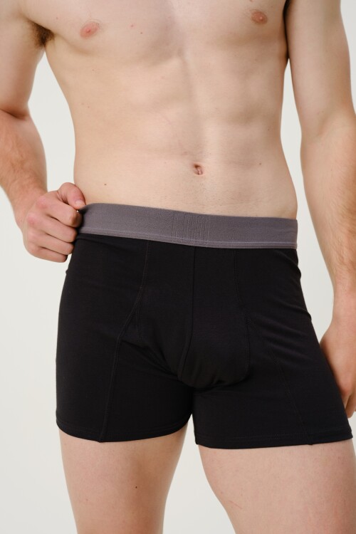 Boxer Algodón Negro