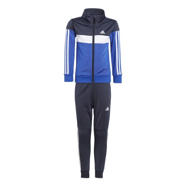 Conjunto Adidas Tiberio 3 Rayas Colorblock Niños Azul