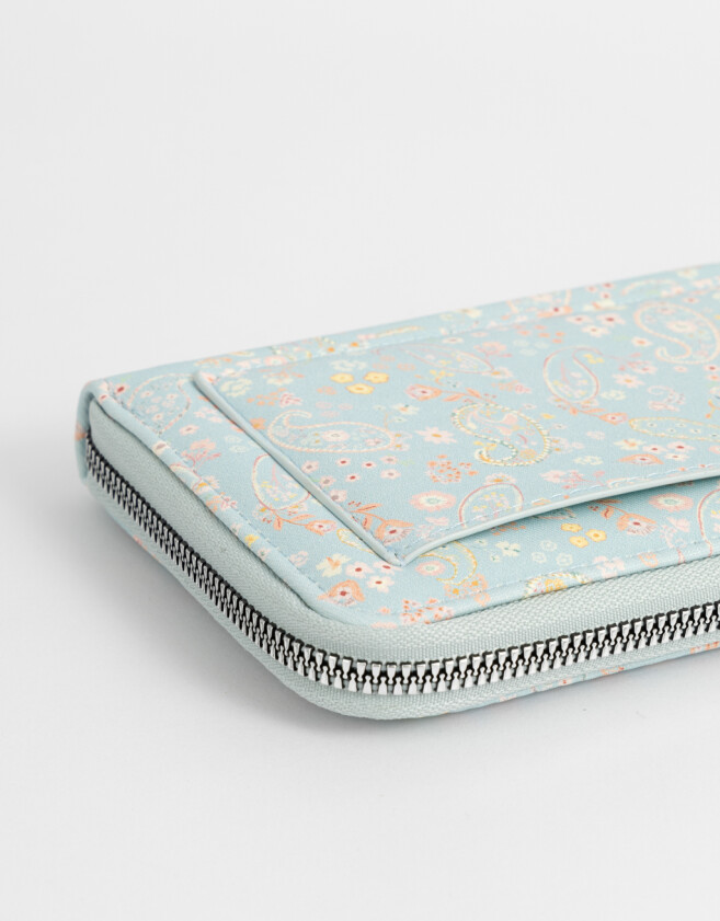 Ficheros Estampados Billetera Fichero Paisley - Estampado Flores