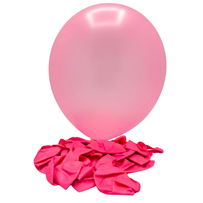 Globos R12 X25 Rosa Chicle Perlado