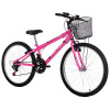 BICICLETA MORMAII SAFIRA ECO RODADO 24 ROSA CHICLE (Pausada) Bicicleta Mormaii Safira Eco Rodado 24 Rosa Chicle (pausada)