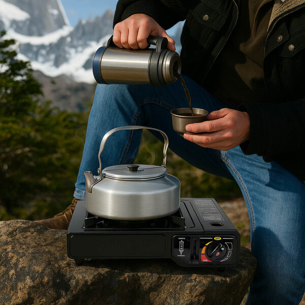 Anafe estufa gas 1 hornalla cocina portatil estuche camping garrafa Imback Anafe estufa gas 1 hornalla cocina portatil estuche camping garrafa Imback