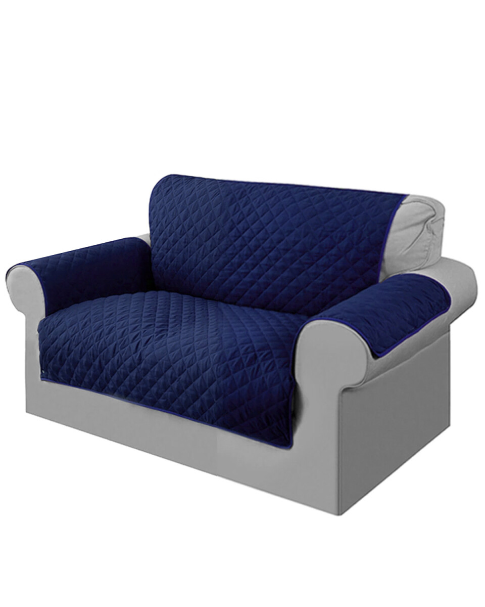 Cubre sofá de 2 cuerpos súper resistente - Azul 