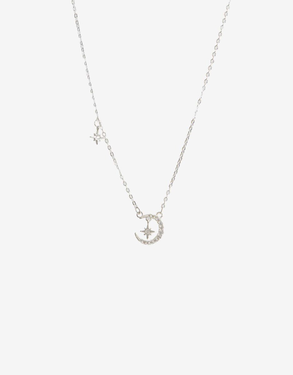 Cadena Con Dije Plata 925 - Plateado 