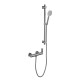 Griferia Ducha Exterior En Brushed Nickel - Serie Salemi