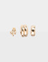 Bijou Cuff Chunky Edition Set De Earcuff De Metal - Dorado