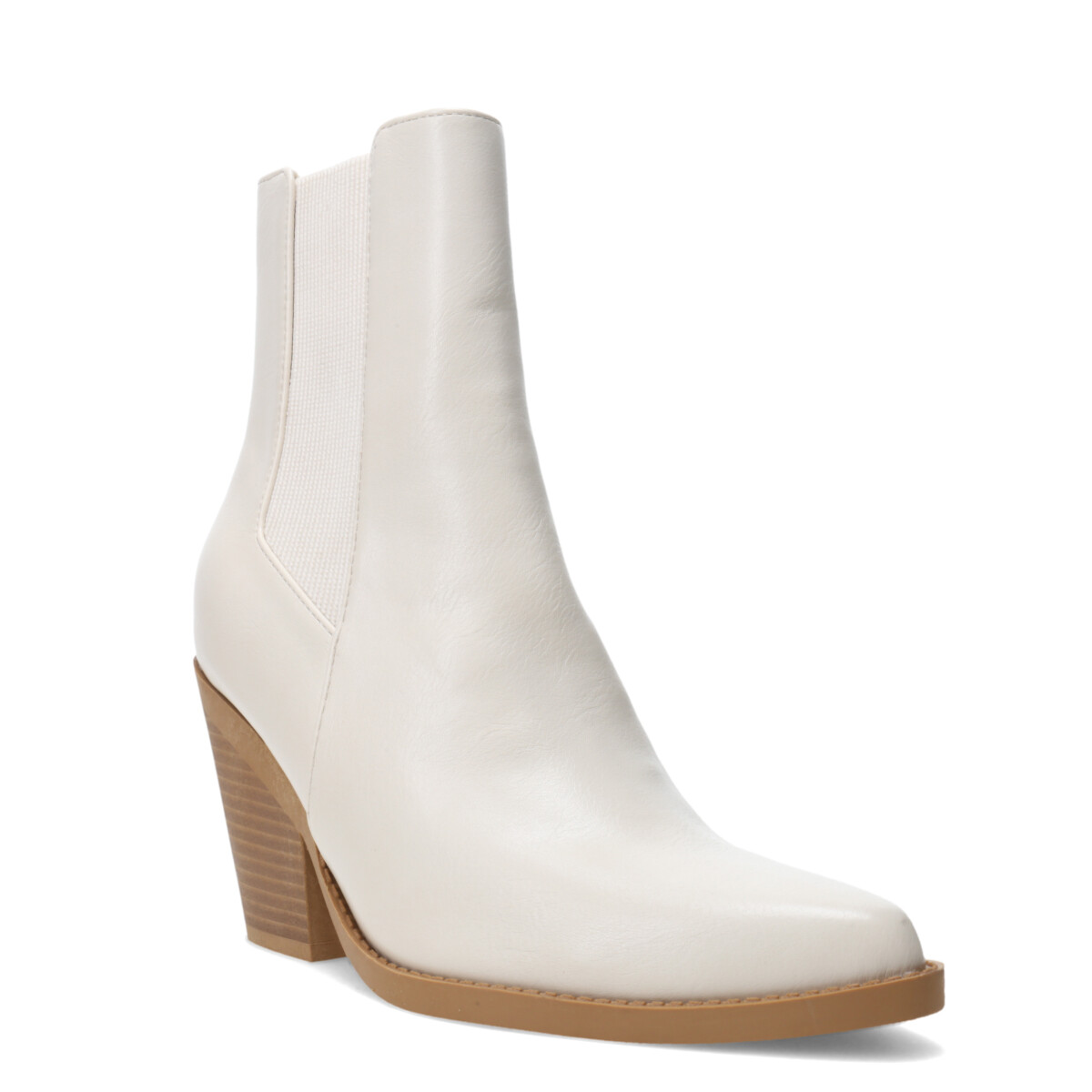 Bota de Mujer Miss Carol GEMINI en punta - Blanco Hueso 