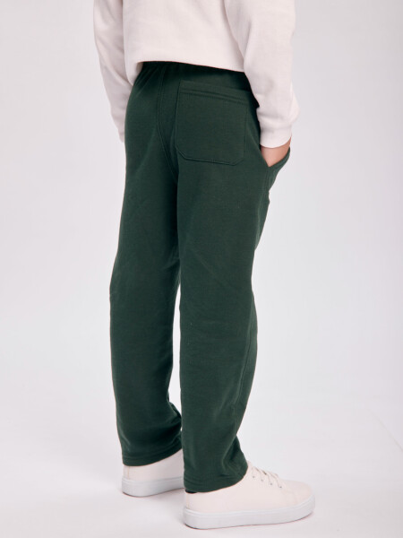 Pantalón deportivo recto Verde