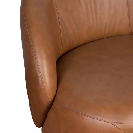 BUTACA 1 CUERPO CUERO-100-NATURAL MARRON ZOE CAMEL