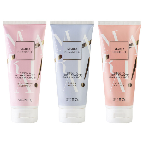 Pack crema de manos María Riccetto x3 unidades Pack crema de manos María Riccetto x3 unidades