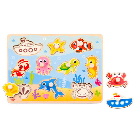 Tooky Toy Puzzle Mundo Marino 11 pzs Tooky Toy Puzzle Mundo Marino 11 pzs