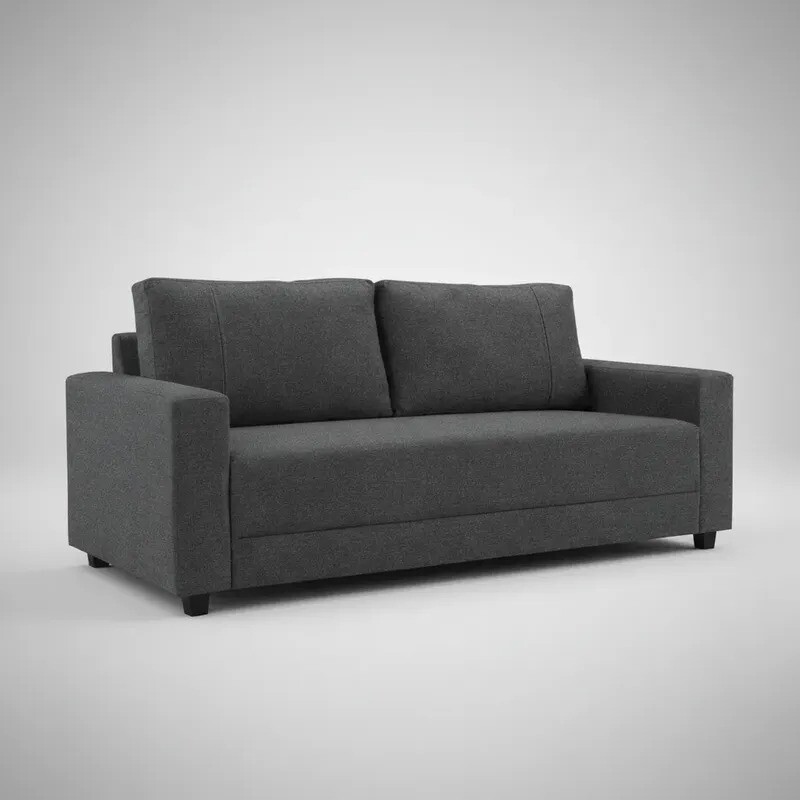 SOFA 4 CUERPOS - TAPIZADO TELA PET FRENDLY GRIS OSCURO SOFA 4 CUERPOS - TAPIZADO TELA PET FRENDLY GRIS OSCURO