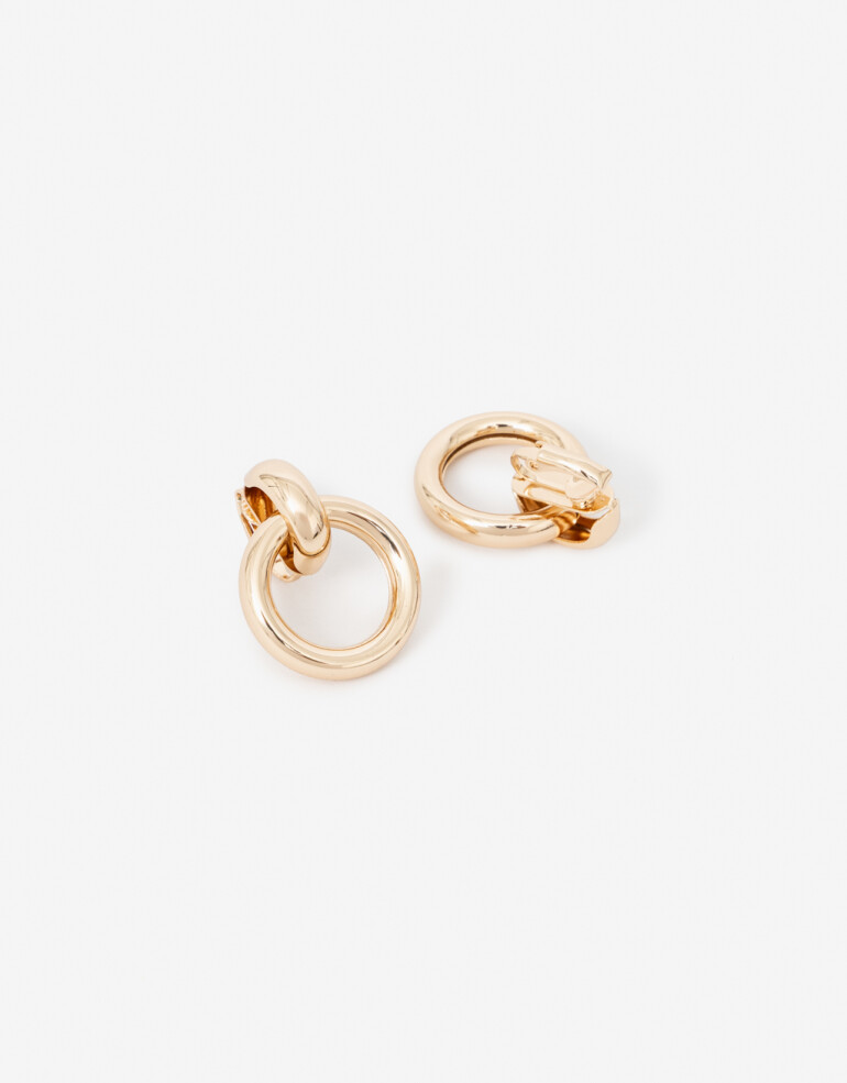 Aros Clips Metal Aros Clips De Metal - Dorado