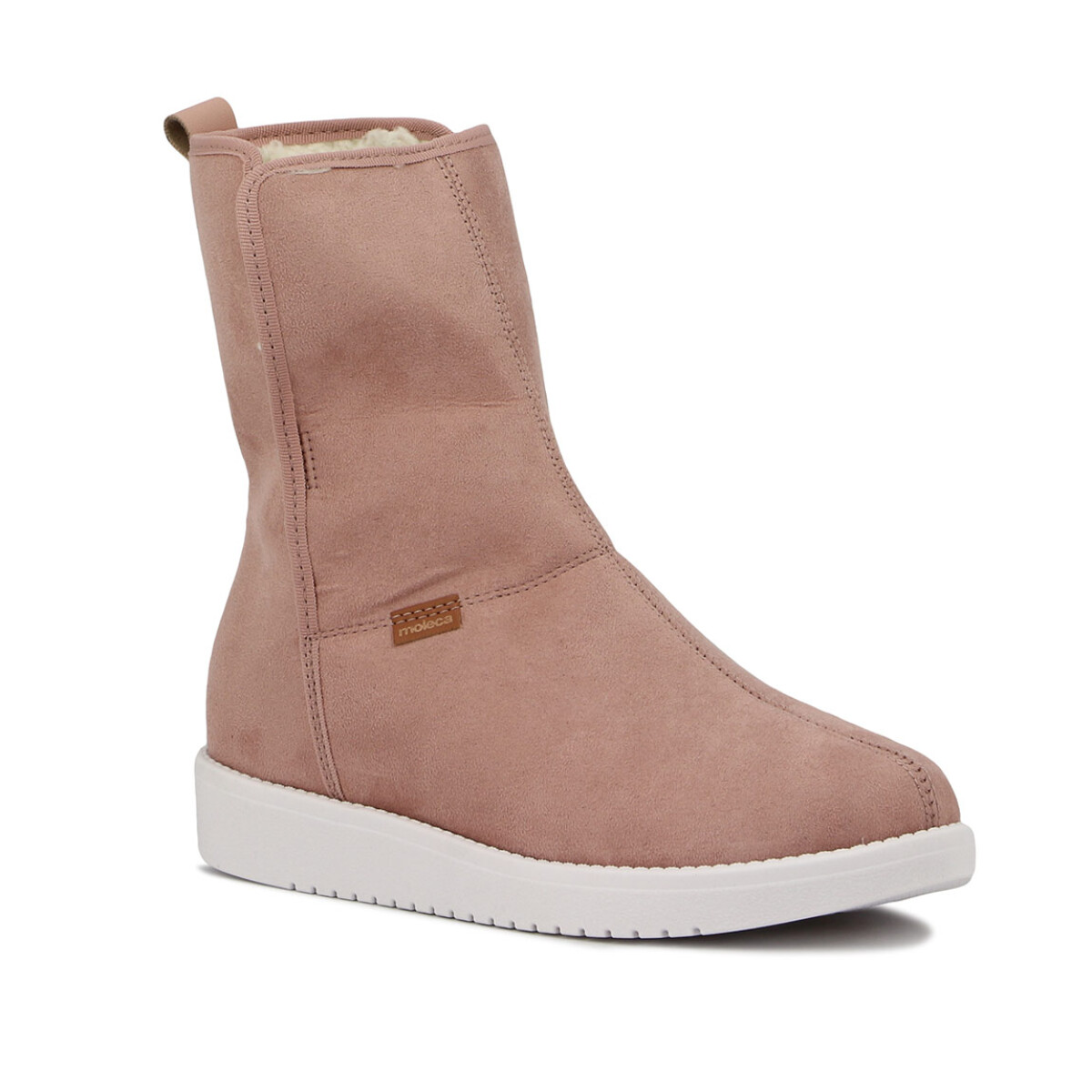 Bota Moleca Mujer - Rosado-blanco 
