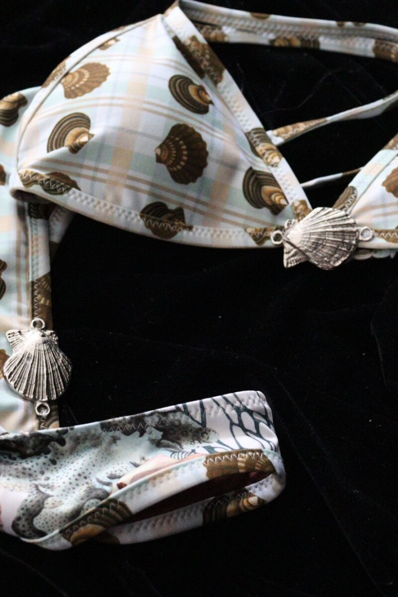 Bikini Shell Verde Agua