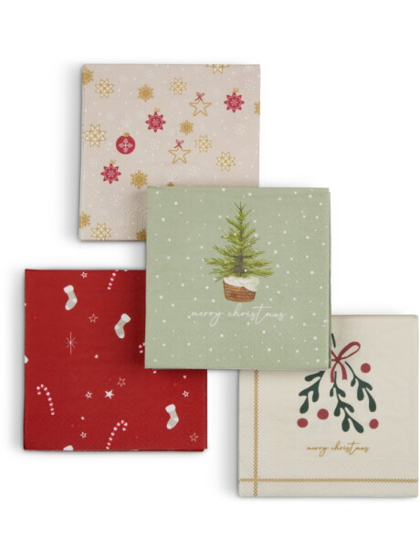 Servilletas navideñas AKVAMARIN 33x33cm 20 u Servilletas navideñas AKVAMARIN 33x33cm 20 u