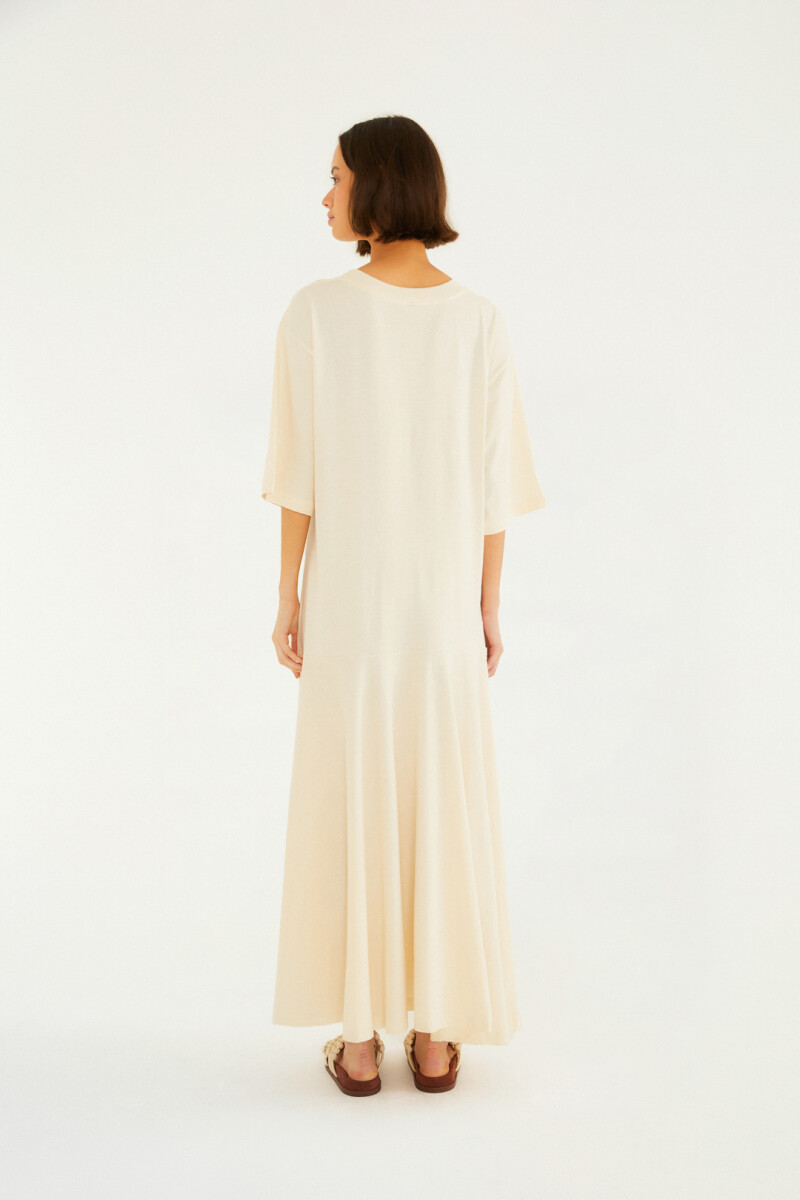 VESTIDO LARGO Blanco