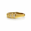 Anillo Calado - Zig Zag - Oro bajo-Con Zirconias-AN8568 sinpiedra