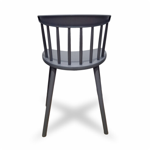 Silla Estilo Curve Luna con Posabrazos - Gris Silla Estilo Curve Luna con Posabrazos - Gris