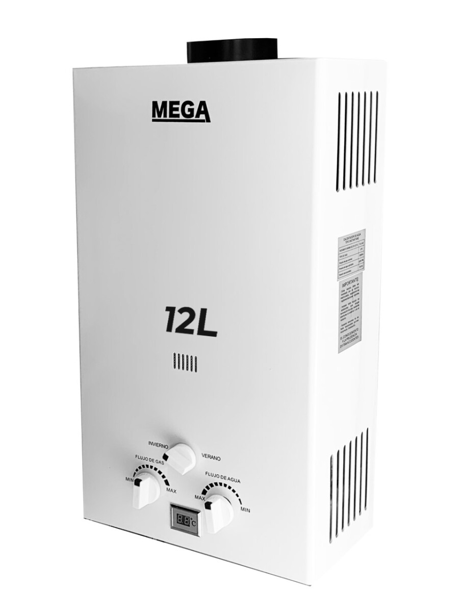 CALENTADOR DE AGUA MEGA 12 LTS 