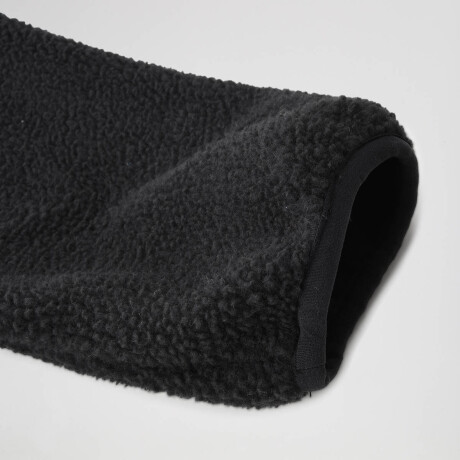 Topper Buzo Polar Sherpa Corderito Hombre Abrigo Negro