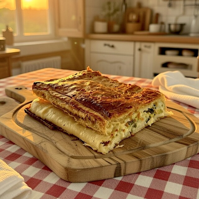 Tarta de Puerros Porción