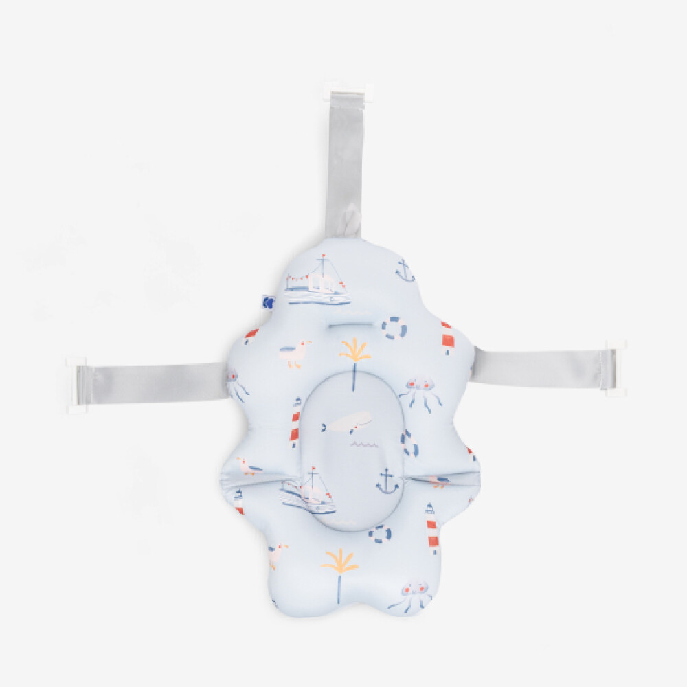 Reposera baño universal estampada KIKKABOO navy anclas