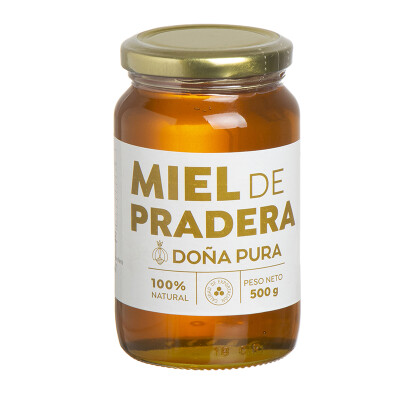 Miel Pradera 500g vidrio Doña Pura Miel Pradera 500g Vidrio Doña