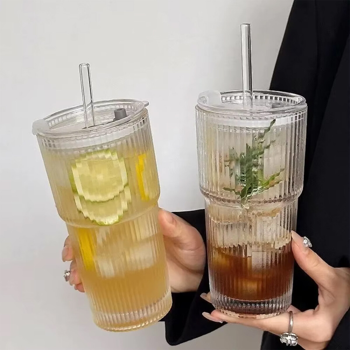 Vaso de vidrio c/sorbito - Vaso De Vidrio C/sorbito 