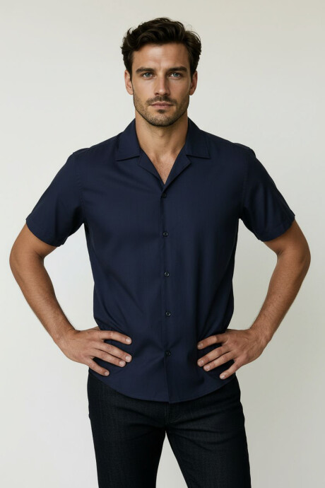 Camisa Aras Azul Marino