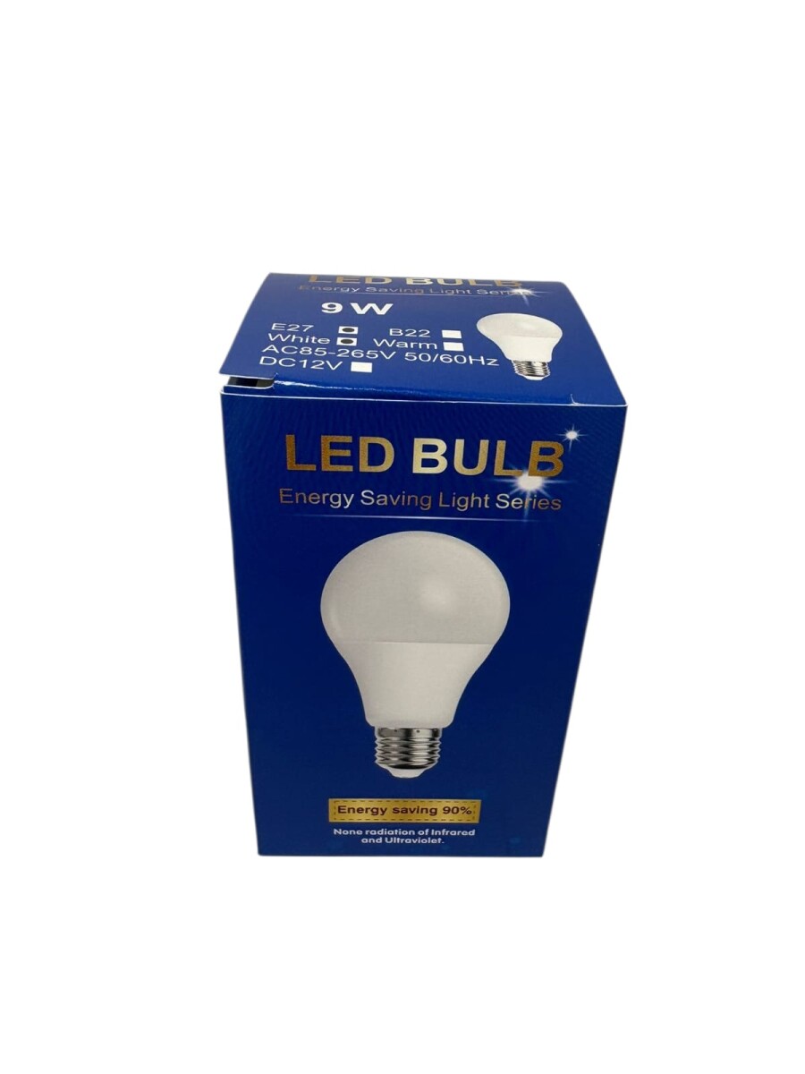 Lámpara Foco Led 9W- Cl009 Luz Fría - BLANCO 