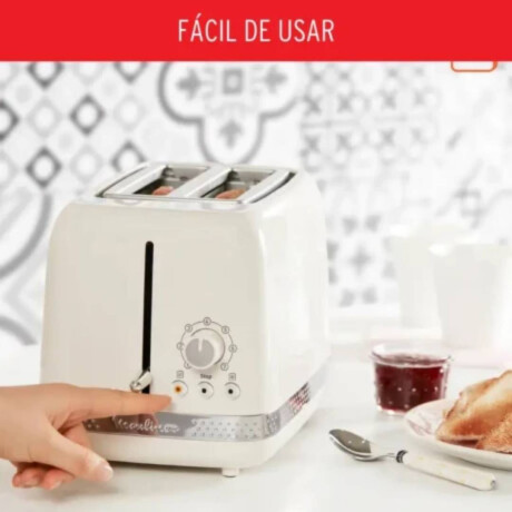 Tostador Moulinex Soleil 7 Niveles De Tostado 2 Ranuras Color Marfil 850W Color Marfil 850W
