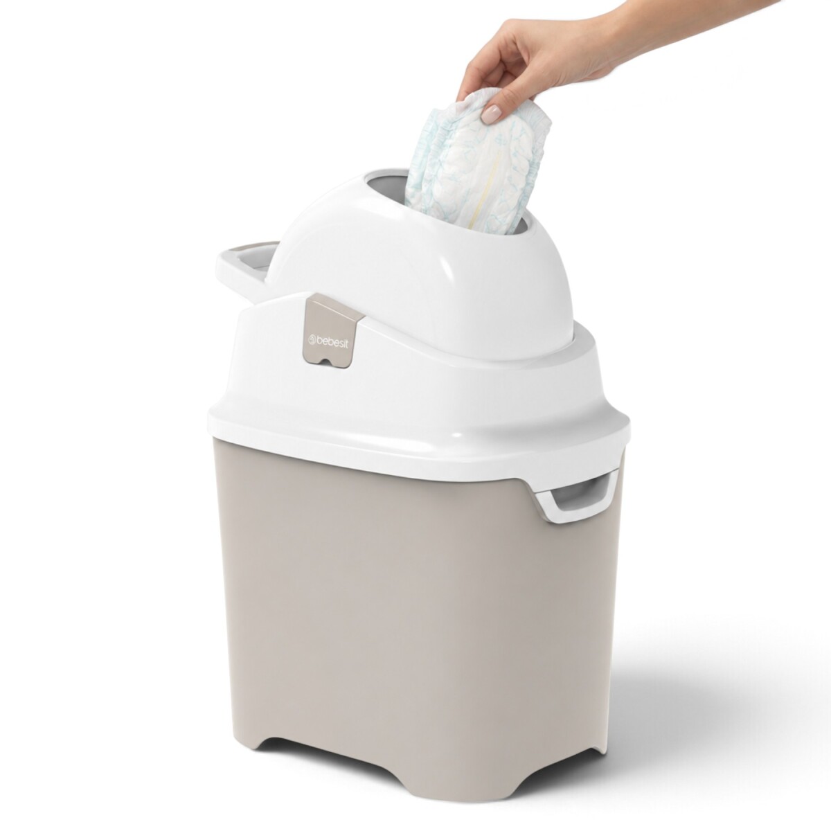Contenedor de Pañales DIAPER CHAMP Bebesit Beige 