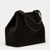 Bolso Eterial en cuero gamuza Negro