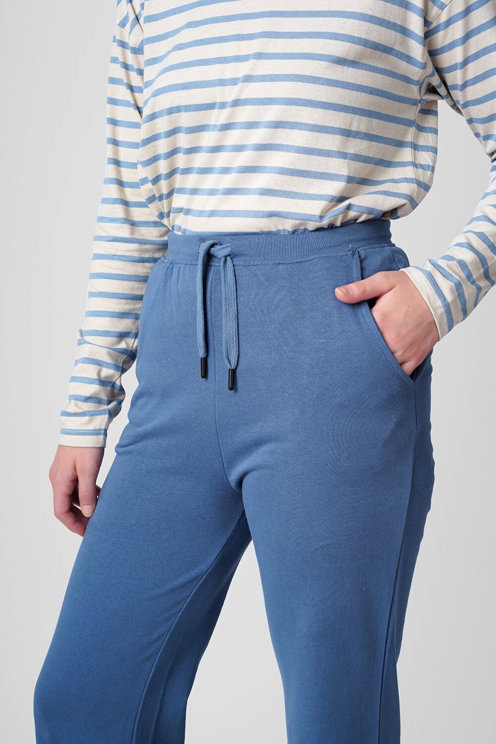 Pantalon Gloria Azul Grisaceo