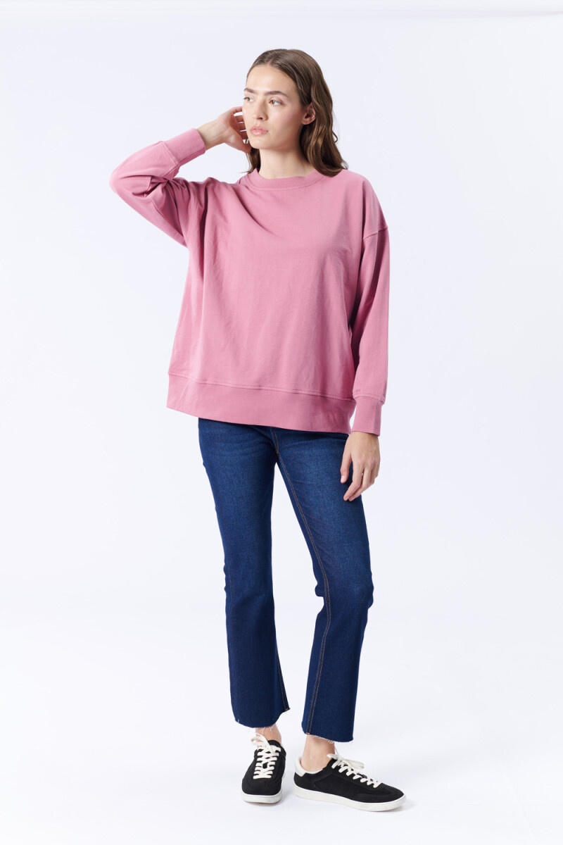 Buzo deportivo estampa - Rosa 