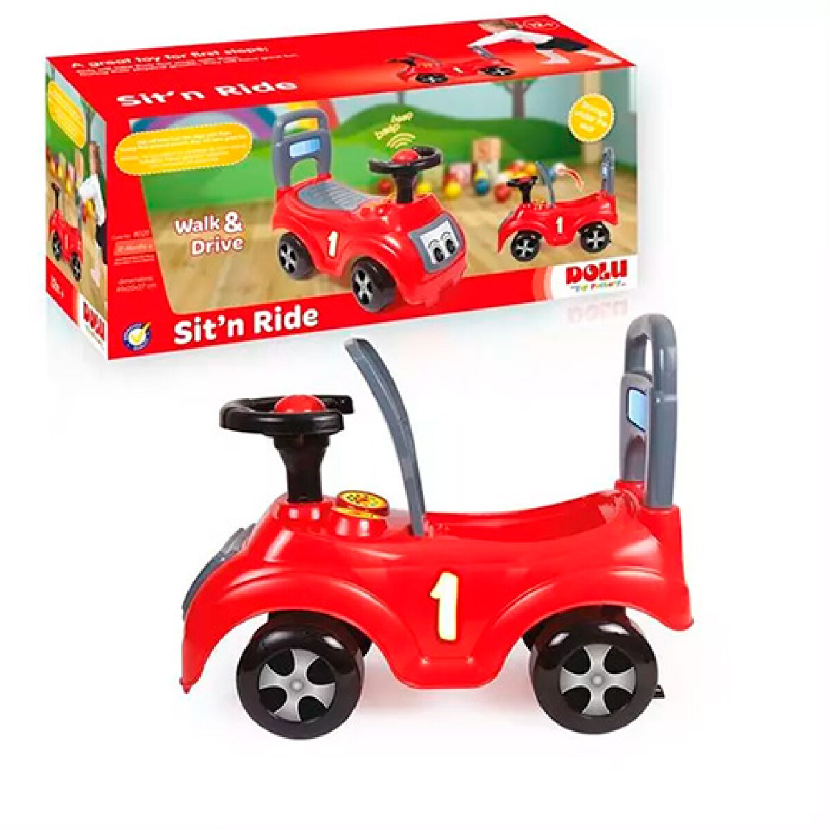 Buggy Infantil Dolu Sit Ride con Bocina - 001 